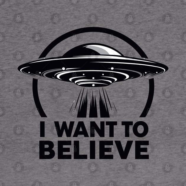 I Want to Believe UFO by Vehicles-Art